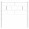 Kopfteil Picrie 75cm, Metall, weiß