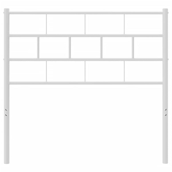 Kopfteil Picrie 75cm, Metall, weiß