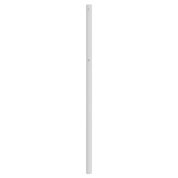 Weißes Bettkopfteil Picrie aus Metall, 100 cm