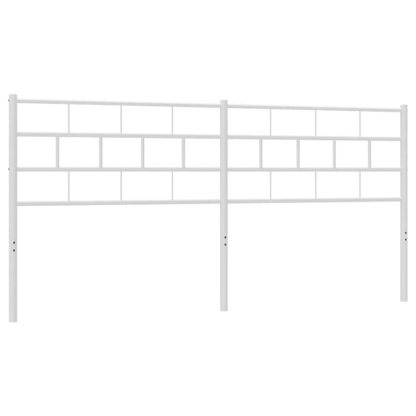 Weißes Metallbettgestell Picrie 180cm