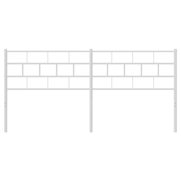 Weißes Metallbettgestell Picrie 180cm