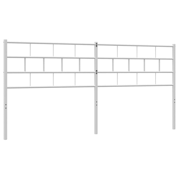 Weißes Metallbettgestell Picrie 180cm