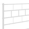 Weißes Metallbettgestell Picrie 180cm