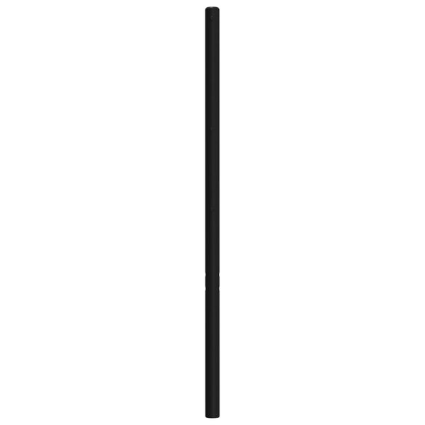 Musta metallinen sängynpääty Iavian 75cm