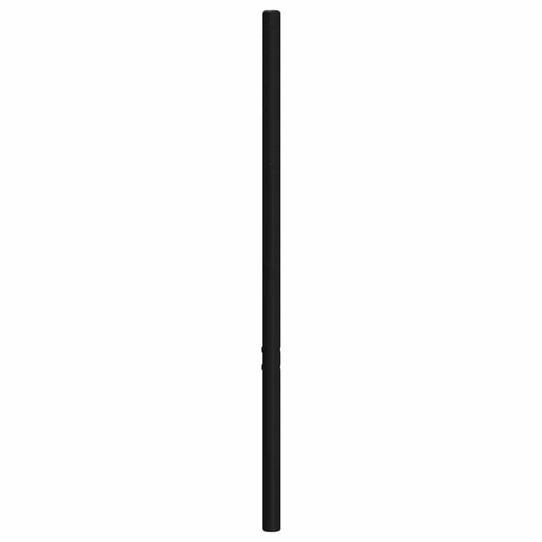 Schwarzes Metallbettgestell Iavian 150 cm