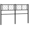 Schwarzes Metallbettgestell Iavian 150 cm