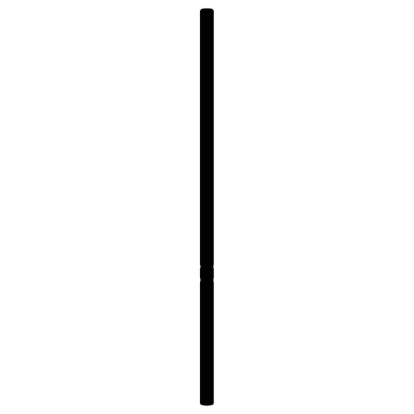 Musta metallinen sängynpääty Iavian 193cm
