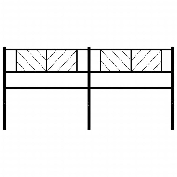 Schwarzes Kopfteil Iavian 200cm