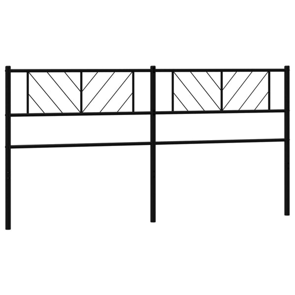Schwarzes Kopfteil Iavian 200cm