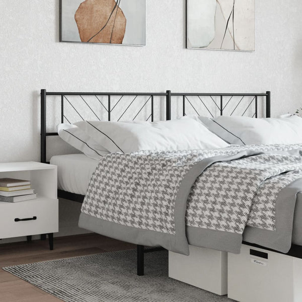 Schwarzes Kopfteil Iavian 200cm
