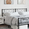Schwarzes Metallkopfteil Emilina 200cm