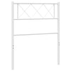 Valkoinen metallinen sängynpääty Emilina 75cm