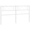 Valkoinen metallinen sängynpääty Emilina 180cm