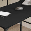 Schwarzer Schreibtisch Petrusca 139x139x75cm (Holz)