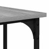 Grauer Schreibtisch Petrusca 139x139x75cm (Holz)