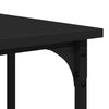 Schwarzer Schreibtisch Selmi 139x139x75cm (Holz)