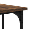 Schreibtisch geräucherte Eiche Selmin 139x139x75cm (Holz)