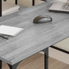 Grauer Schreibtisch Selmi 139x139x75cm (Holz)