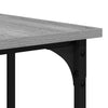 Grauer Schreibtisch Selmi 139x139x75cm (Holz)