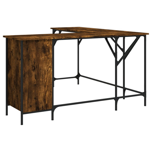 Räuchereiche Schreibtisch Armi 141x141x75cm (Holz)