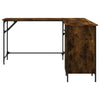 Räuchereiche Schreibtisch Armi 141x141x75cm (Holz)