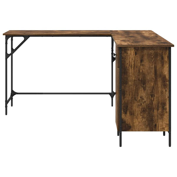 Räuchereiche Schreibtisch Armi 141x141x75cm (Holz)