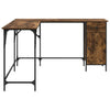 Räuchereiche Schreibtisch Armi 141x141x75cm (Holz)