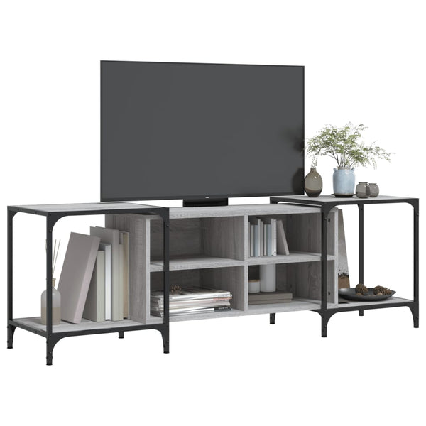 Graues TV-Möbel Randi 153x37x50cm (Holz)