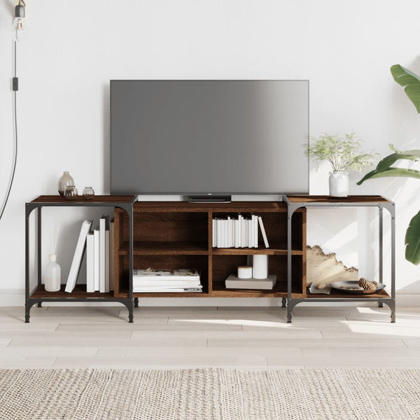 TV-Möbel Randi Eiche Braun 153x37x50cm (Holz)