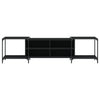 Schwarzes TV-Möbel Randi 203x37x50cm (Holz)