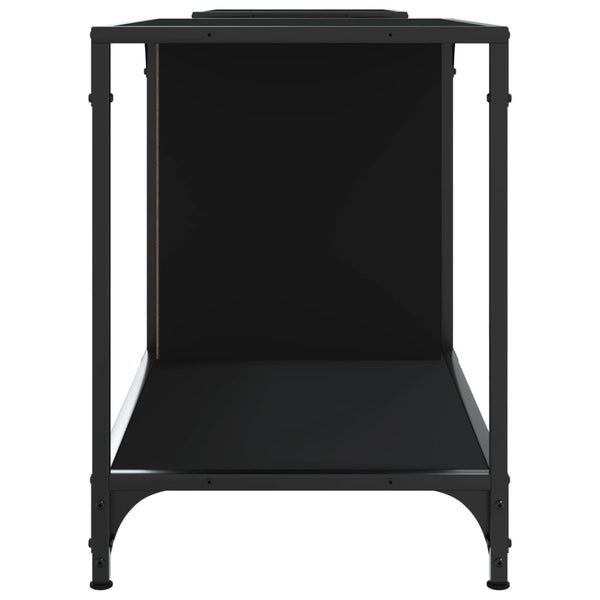 Schwarzes TV-Möbel Randi 203x37x50cm (Holz)