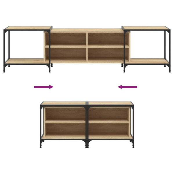Sonoma Eiche TV-Möbel Randi 203x37x50cm (Holz)