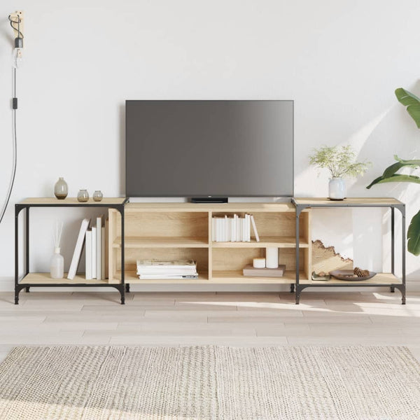 Sonoma Eiche TV-Möbel Randi 203x37x50cm (Holz)