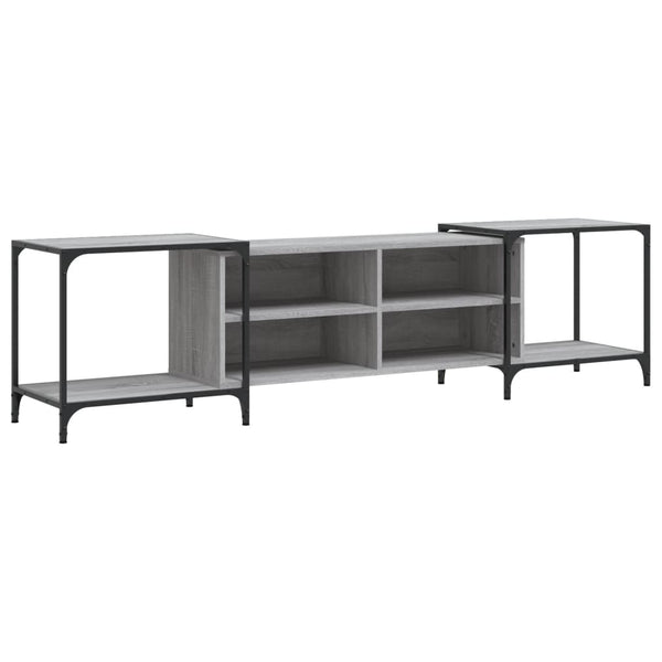 Graues TV-Möbel Randi 203x37x50cm (Holz)