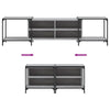 Graues TV-Möbel Randi 203x37x50cm (Holz)