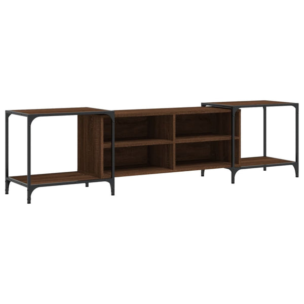 TV-Möbel Randi Eiche braun 203x37x50cm (Holz)