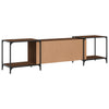 TV-Möbel Randi Eiche braun 203x37x50cm (Holz)