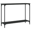 Schwarzer Konsolentisch Nanole 101x30,5x75cm (Holz)