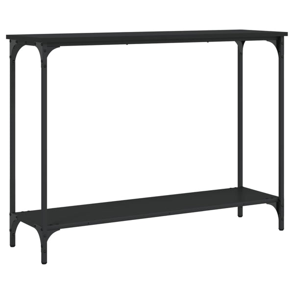 Schwarzer Konsolentisch Nanole 101x30,5x75cm (Holz)