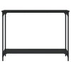 Schwarzer Konsolentisch Nanole 101x30,5x75cm (Holz)