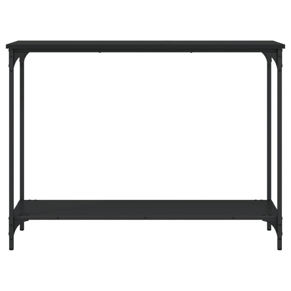 Schwarzer Konsolentisch Nanole 101x30,5x75cm (Holz)