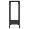 Schwarzer Konsolentisch Nanole 101x30,5x75cm (Holz)