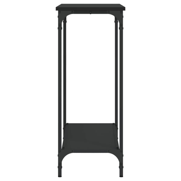 Schwarzer Konsolentisch Nanole 101x30,5x75cm (Holz)