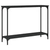 Schwarzer Konsolentisch Nanole 101x30,5x75cm (Holz)