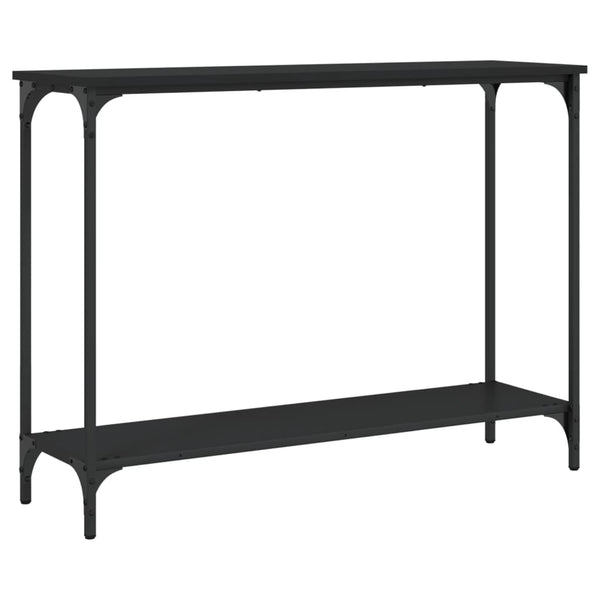 Schwarzer Konsolentisch Nanole 101x30,5x75cm (Holz)