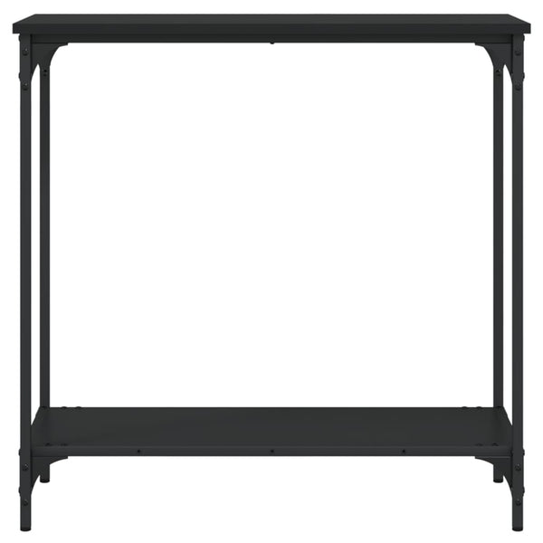 Schwarzer Konsolentisch Nanole 75x30,5x75cm (Holz)