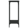 Schwarzer Konsolentisch Nanole 75x30,5x75cm (Holz)