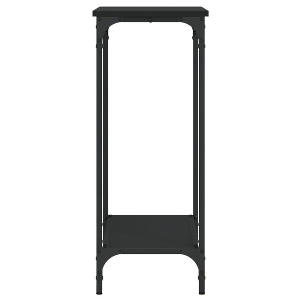 Schwarzer Konsolentisch Nanole 75x30,5x75cm (Holz)