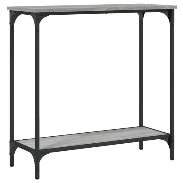 Grauer Konsolentisch Nanole 75x30,5x75cm (Holz)