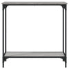Grauer Konsolentisch Nanole 75x30,5x75cm (Holz)